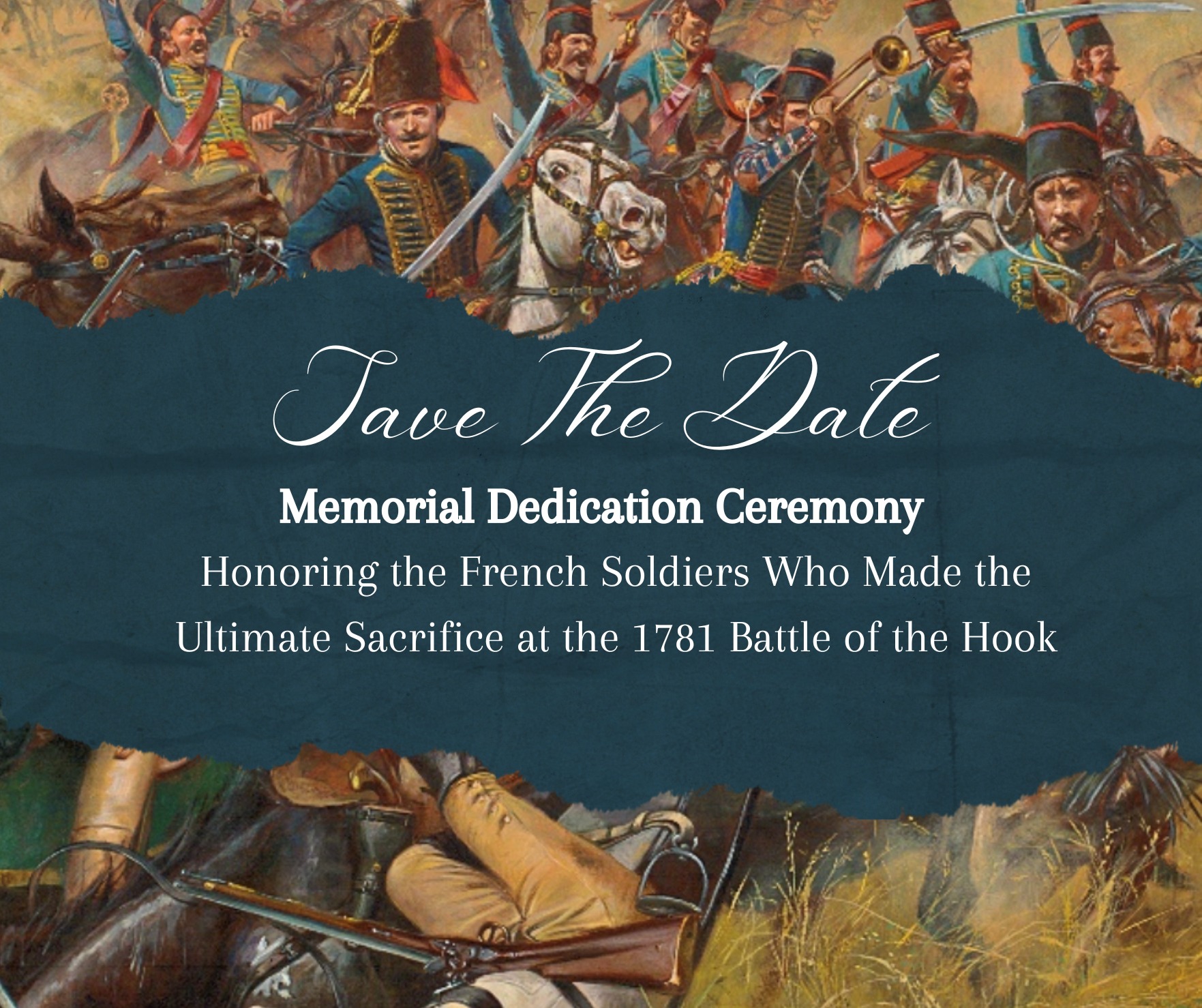 Memorial Dedication Ceremony - Honoring French Soldiers of The Battle of The Hook 